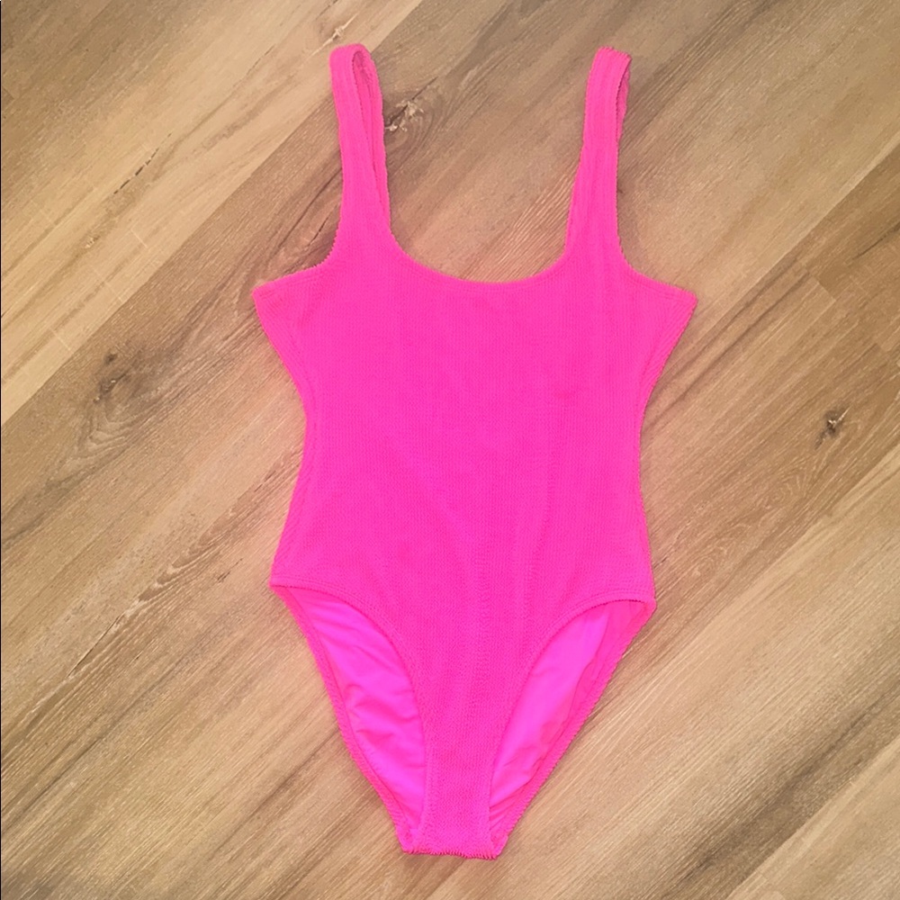 Good American Always Fits One-Piece Rouched Swimsuit